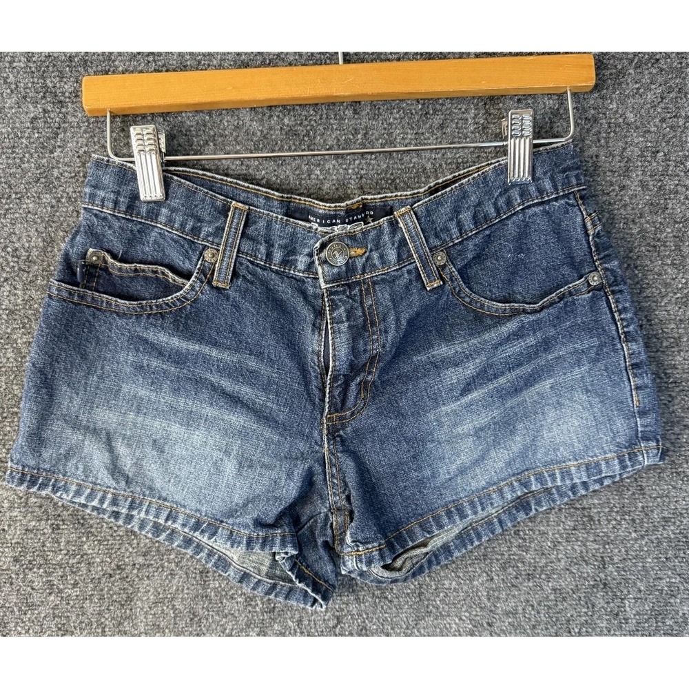 VTG Y2K American Standard tyte Denim Short Women's Size 5 Light Blue Medium Wash
